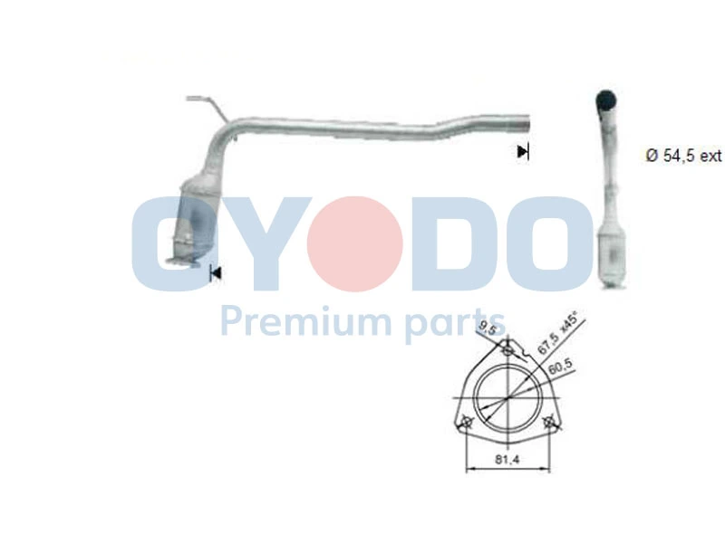 Catalytic Converter 20N0008-OYO