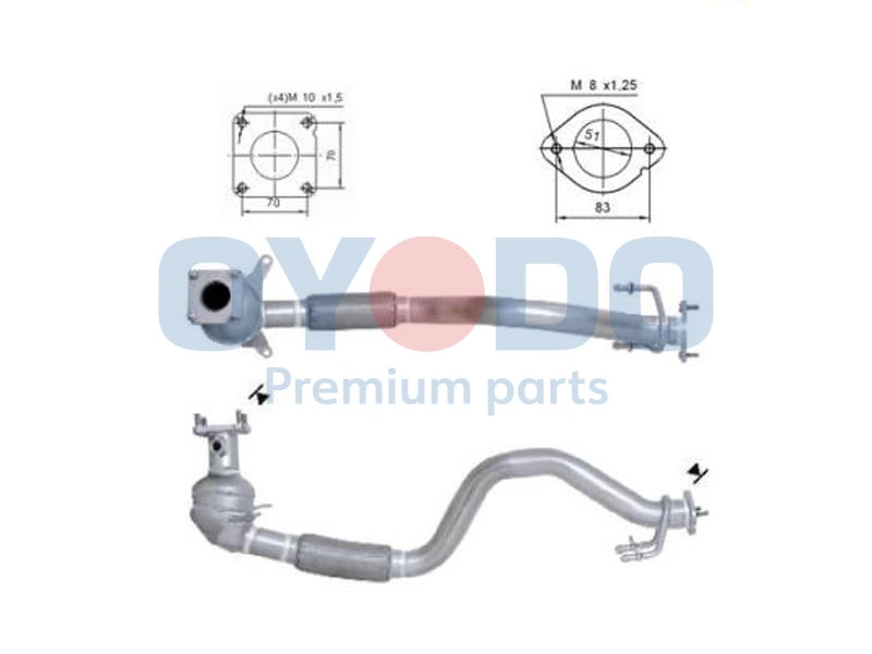 Catalytic Converter 10N0150-OYO