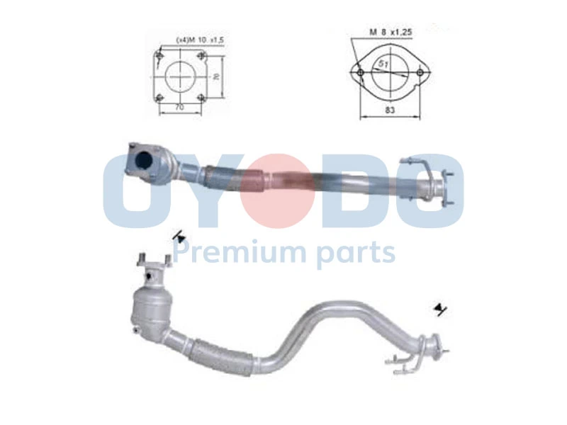 Catalytic Converter 10N0032-OYO