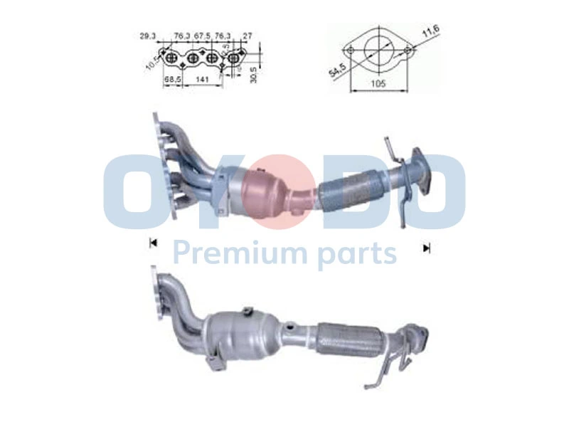 Catalytic Converter 10N0024-OYO