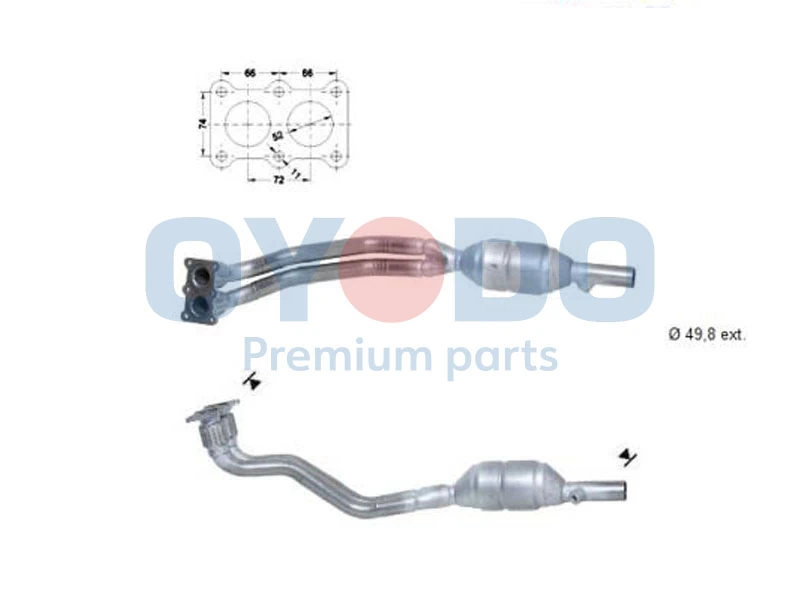 Catalytic Converter 10N0133-OYO