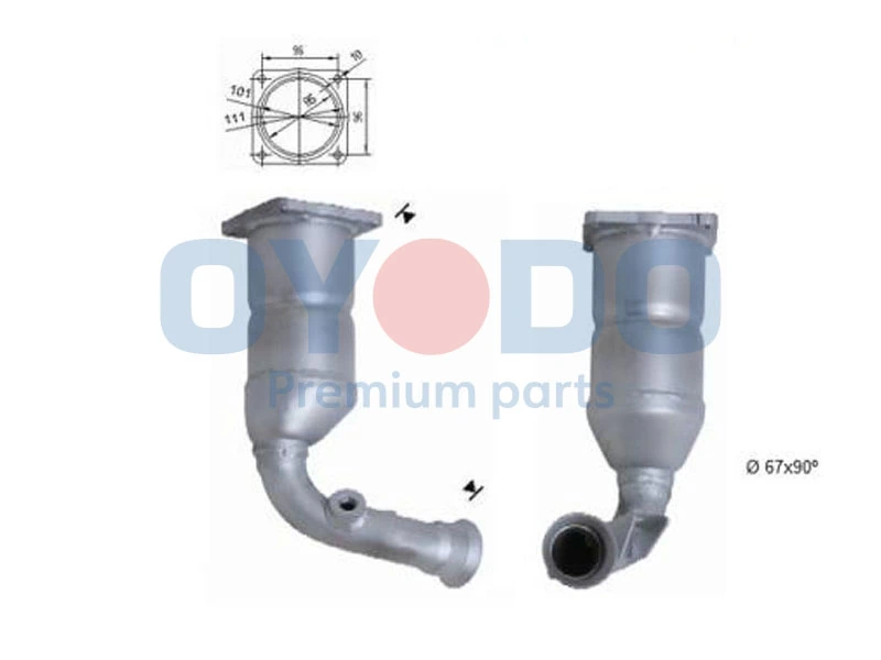 Catalytic Converter 10N0071-OYO