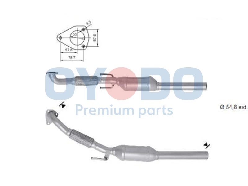 Catalytic Converter 20N0100-OYO