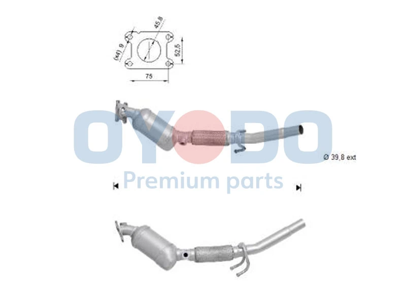Catalytic Converter 10N0123-OYO