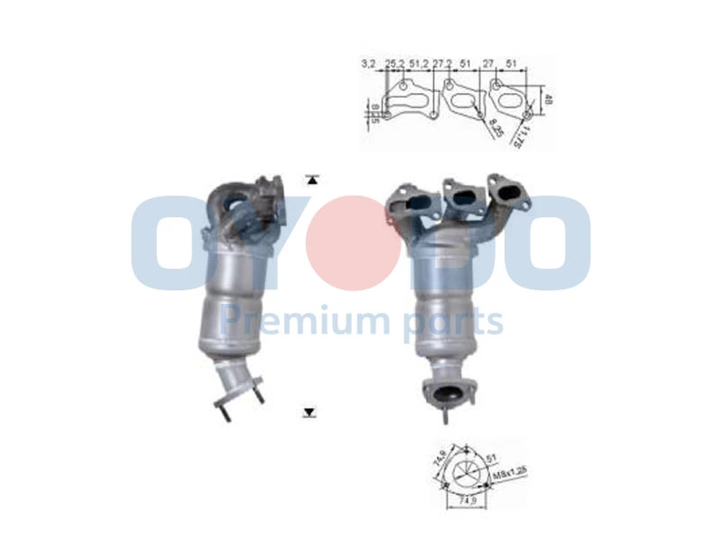 Catalytic Converter 10N0142-OYO