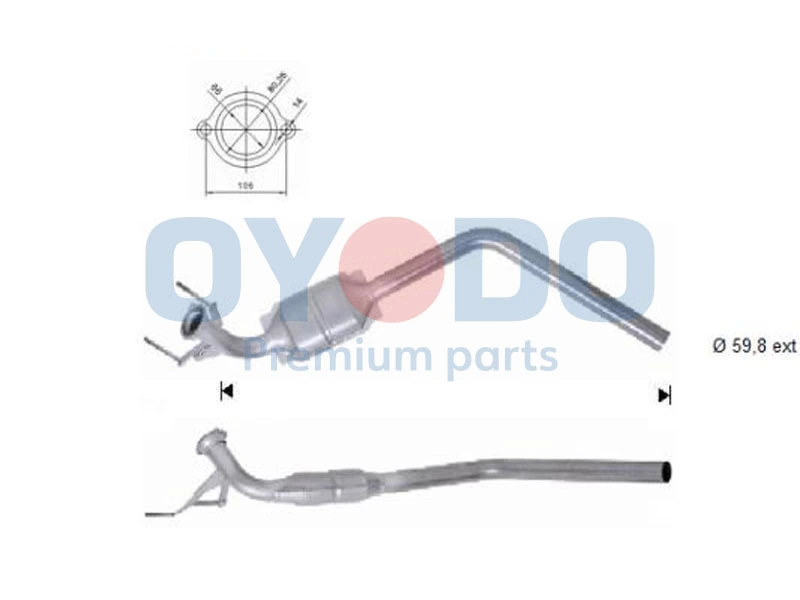 Catalytic Converter 20N0081-OYO