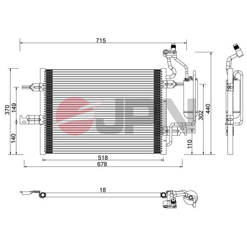 Kondensor, AC 60C9121-JPN
