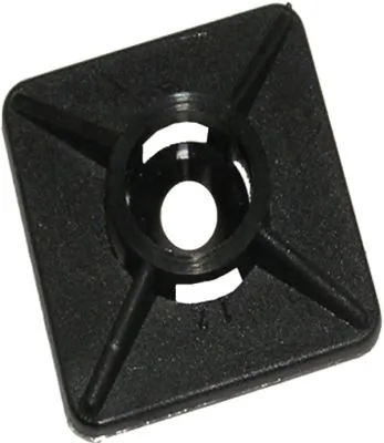 Suction Plate, cable tie Klebesockel für Kabelbänder selbstklebend 4627/705/17 19x19x4