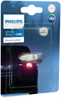PHILIPS 11860U30CWB1 Bulb, licence plate light