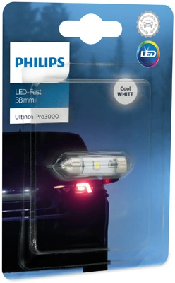 PHILIPS 11854U30CWB1 Bulb, licence plate light
