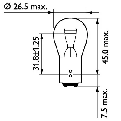 Bulb, direction indicator 13499B2