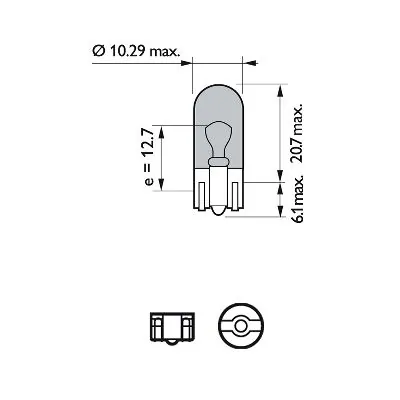 Bulb, direction indicator WhiteVision ultra 12961WVUB2
