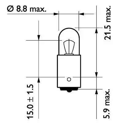 Bulb, direction indicator 13929B2