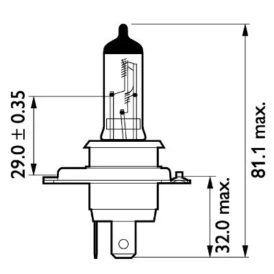 Bulb, spotlight MasterDuty 13342MDC1