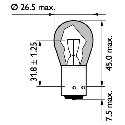 Bulb, direction indicator MasterLife 13496MLCP