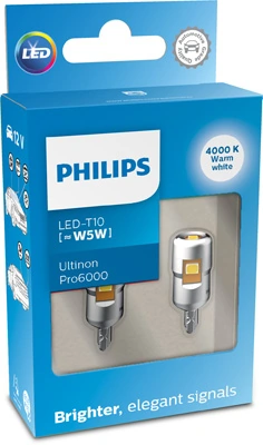 PHILIPS 11961WU60X2 Bulb, licence plate light