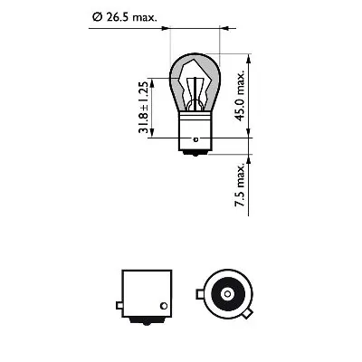 Bulb, direction indicator LongLife EcoVision 12496LLECOCP