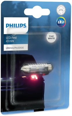 PHILIPS 11864U30CWB1 Bulb, licence plate light