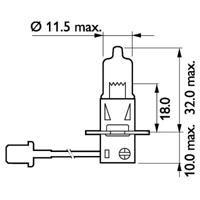 Bulb, spotlight MasterDuty 13336MDC1