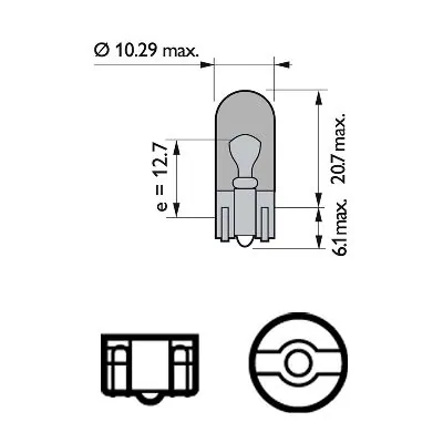 Bulb, direction indicator 12396NACP