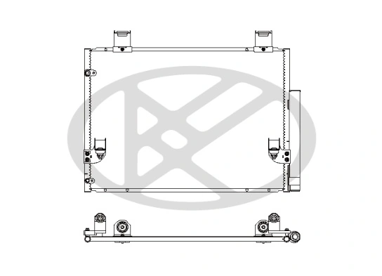 Condenser, air conditioning CD010480