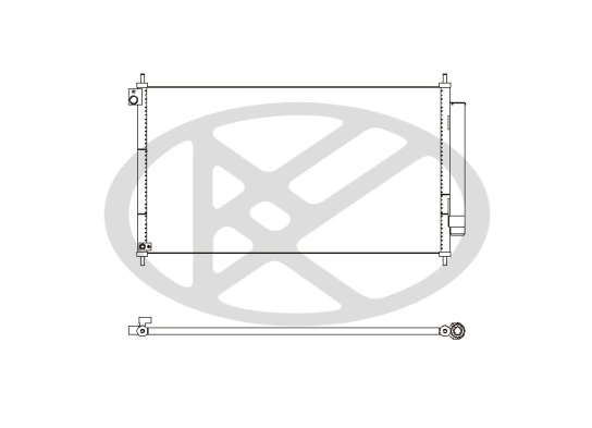 Condenser, air conditioning CD080597