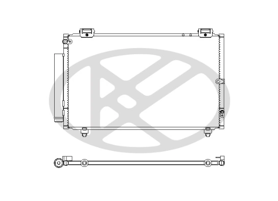 Condenser, air conditioning CD010248M