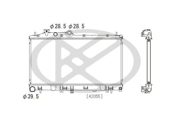 Radiator, engine cooling PL092532