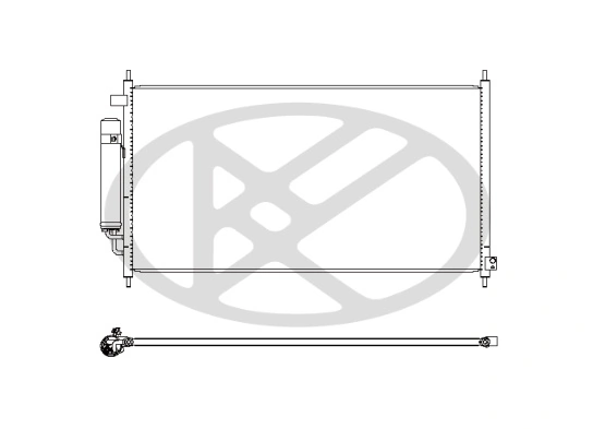 Condenser, air conditioning CD080444