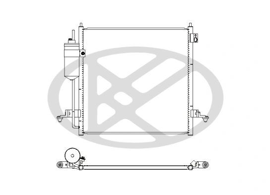 Condenser, air conditioning CD030432