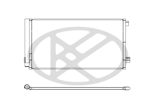 Condenser, air conditioning CD511038