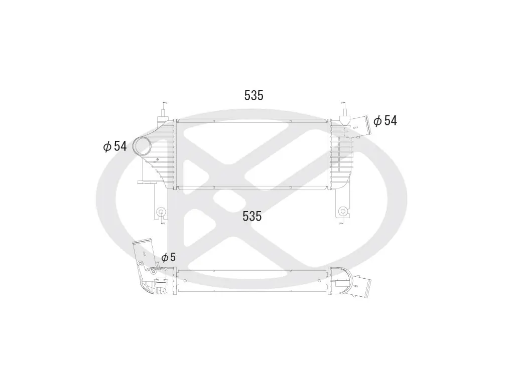Charge Air Cooler IA020135