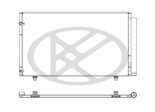 Condenser, air conditioning CD010888M