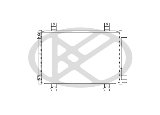 Condenser, air conditioning CD100407