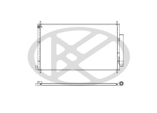Condenser, air conditioning CD080607M