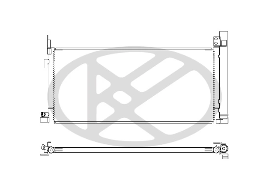 Condenser, air conditioning CD011325