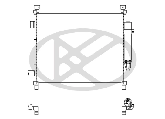 Condenser, air conditioning CD021024