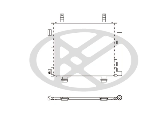 Condenser, air conditioning CD100582