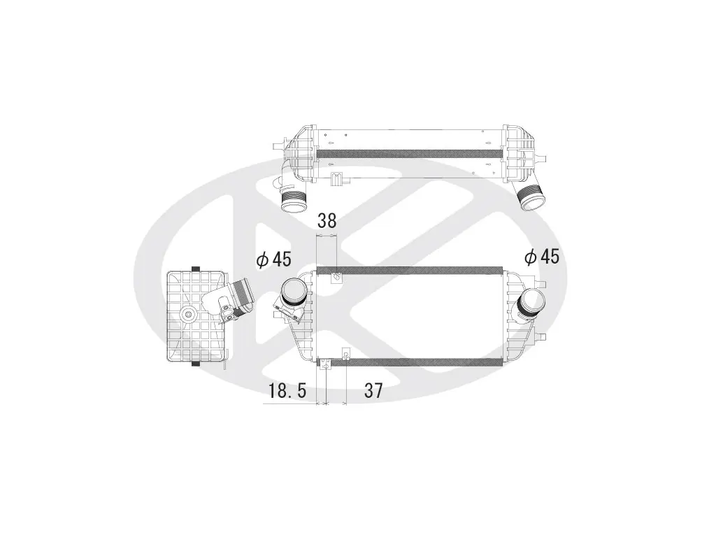 Charge Air Cooler IA810125