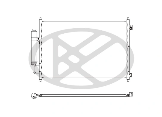 Condenser, air conditioning CD020427