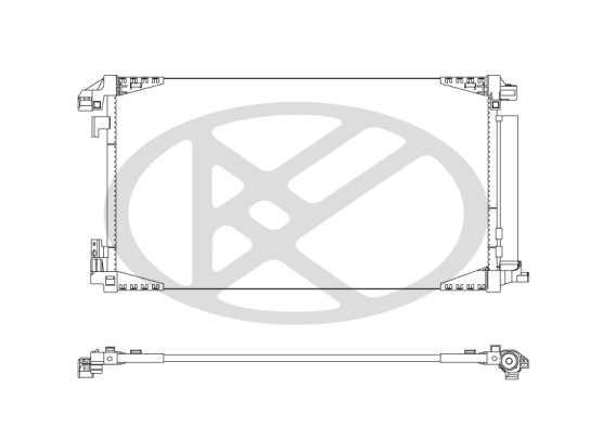 Condenser, air conditioning CD011290