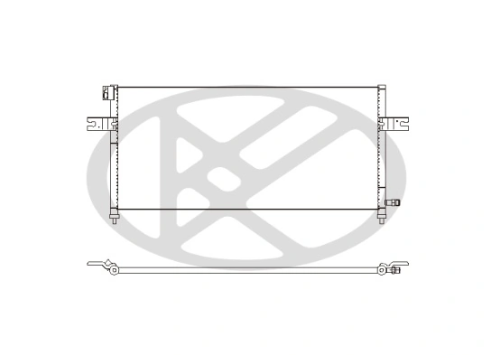 Condenser, air conditioning CD020621