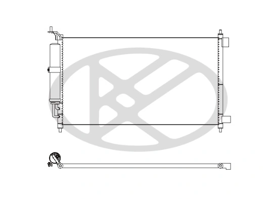 Condenser, air conditioning CD020311