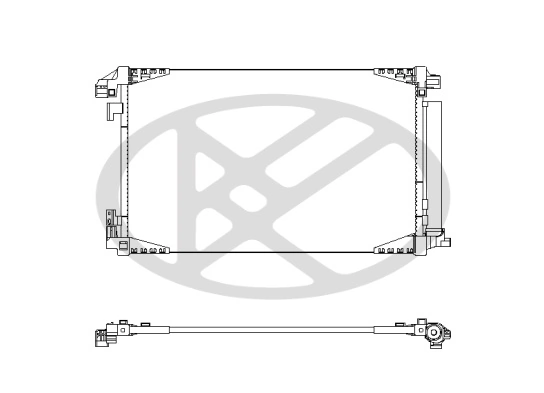 Condenser, air conditioning CD011186