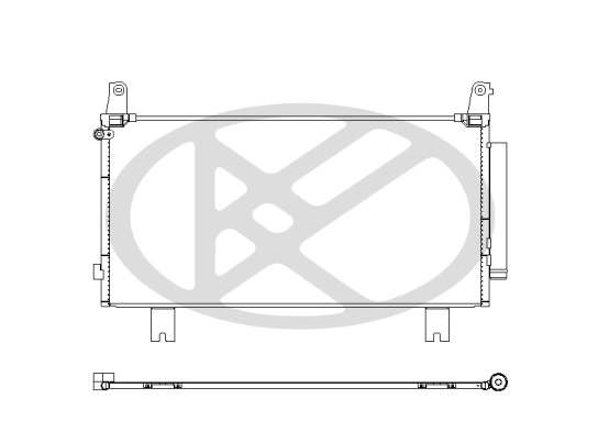 Condenser, air conditioning CD081098