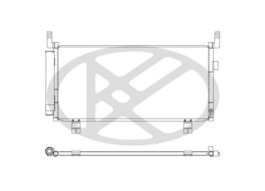 Condenser, air conditioning CD090774