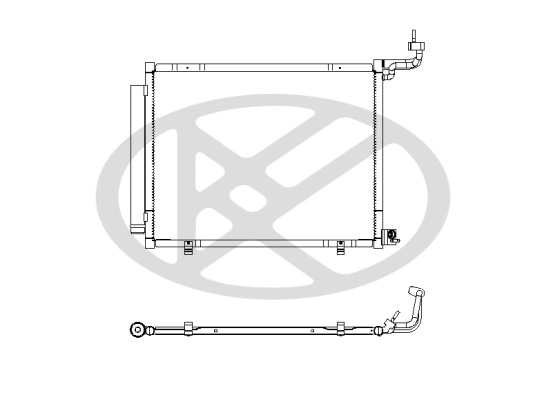 Condenser, air conditioning CD321347M