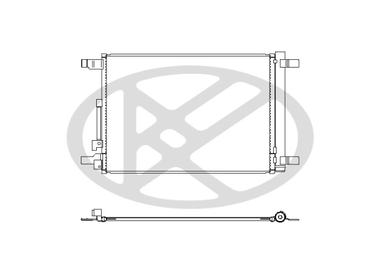 Condenser, air conditioning CD451457