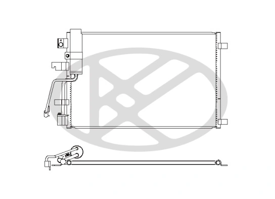Condenser, air conditioning CD020463