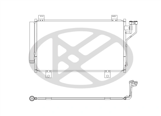 Condenser, air conditioning CD060754